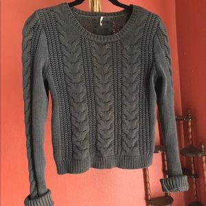 Free People Cableknit Sweater!